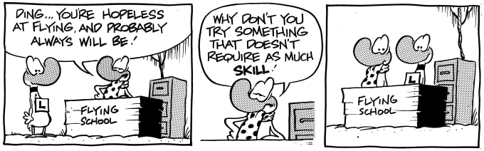 Swamp Cartoon of the Day - New Skill